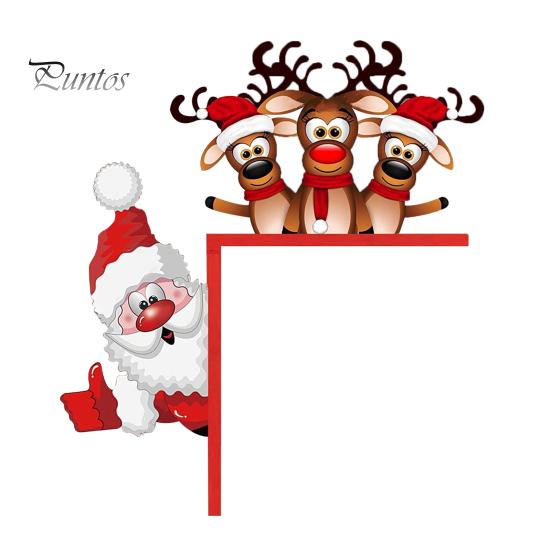 Vánoční dekorace rohu dveří Rustikální dřevěný Santa Claus Elk Gnome Skřítek Levý Pravý Rámeček Cedule Hrana předních dveří Postýlka Sváteční ozdoba