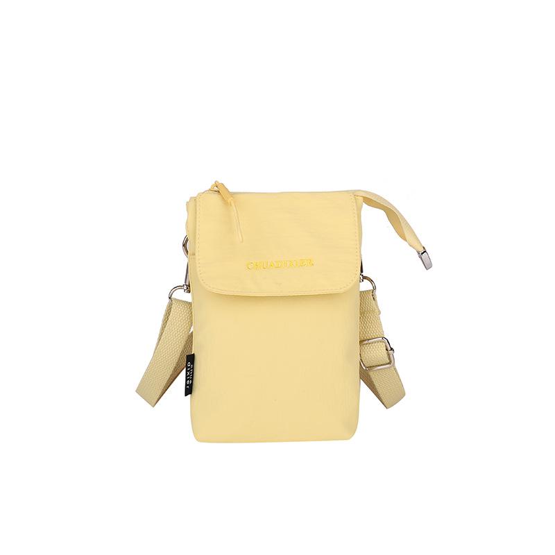 Women's Nylon Canvas Crossbody Handbag - Mini & Lightweight for Autumn/Winter
