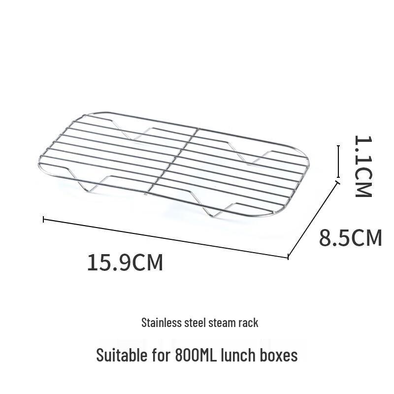 Portable Aluminum Outdoor Cooking Lunch Box with Steamer Rack Standard