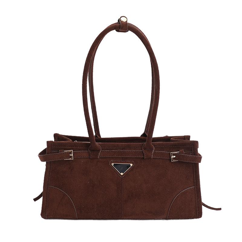 Modische Eimer-Tasche, Tägliche Pendler-Einkaufstasche mit einer Schulter, Einfache und Nischen-Achseltasche