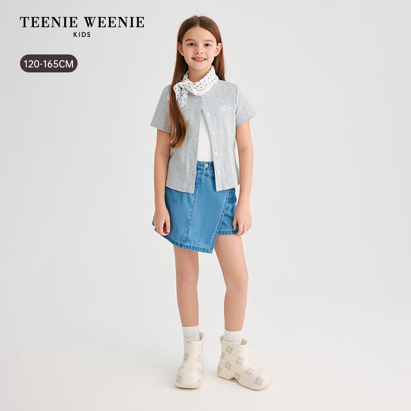 Teenie Weenie Girls  Cotton Denim Skort 160