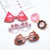 1PC Funny Sunglasses Shark Donut Sun Flower Ice Cream Birthday Glasses Selfie Props Party Holiday Celebration Accessories