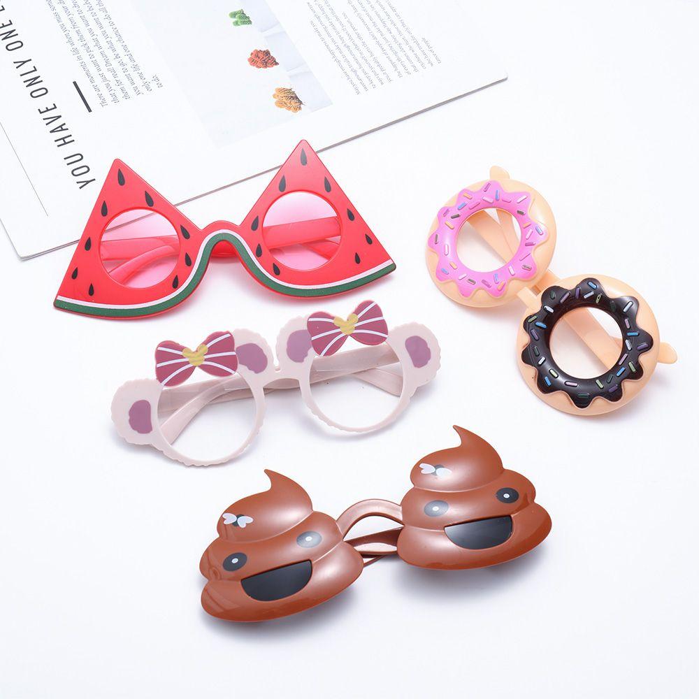 1PC Funny Sunglasses Shark Donut Sun Flower Ice Cream Birthday Glasses Selfie Props Party Holiday Celebration Accessories