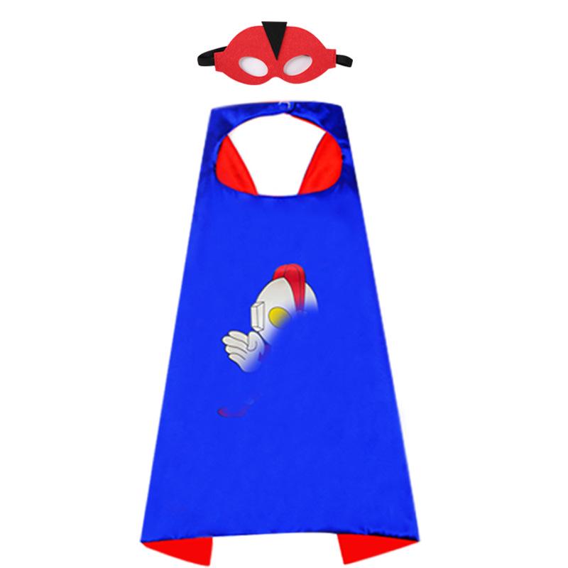 Children s Halloween Superhero Capes and Cloaks - Double-Layer Performance Costumes 70 x 70 cm