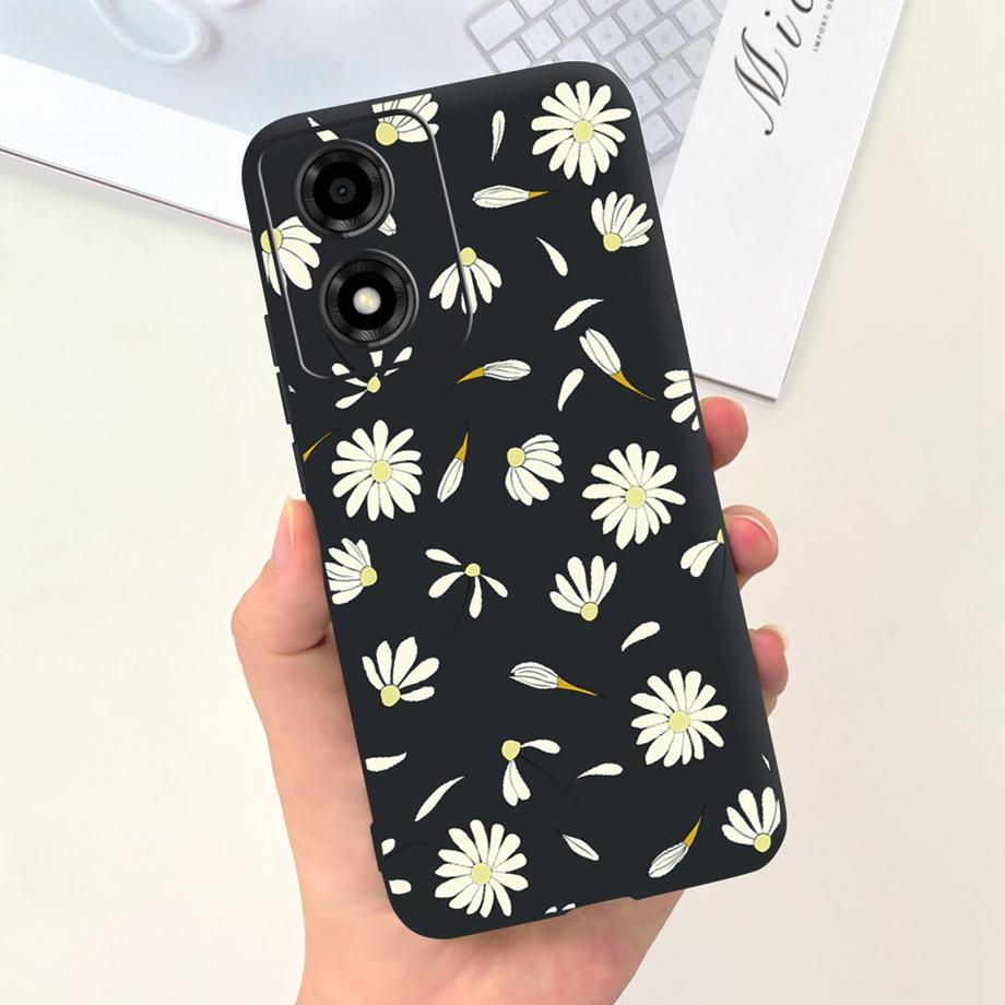 Per Motorola Moto E14 Custodia Cover 6.56" Lusso Morbido Silicone Custodia Telefono Fundas Per Motorola E14 MotoE14 Custodia TPU Protezione Fotocamera