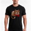 Reindeer Kitty TShirt Summer Casual Cotton Tee Oversized Streetwear Tops Vintage Graphic Print Loose Fit Short Sleeve