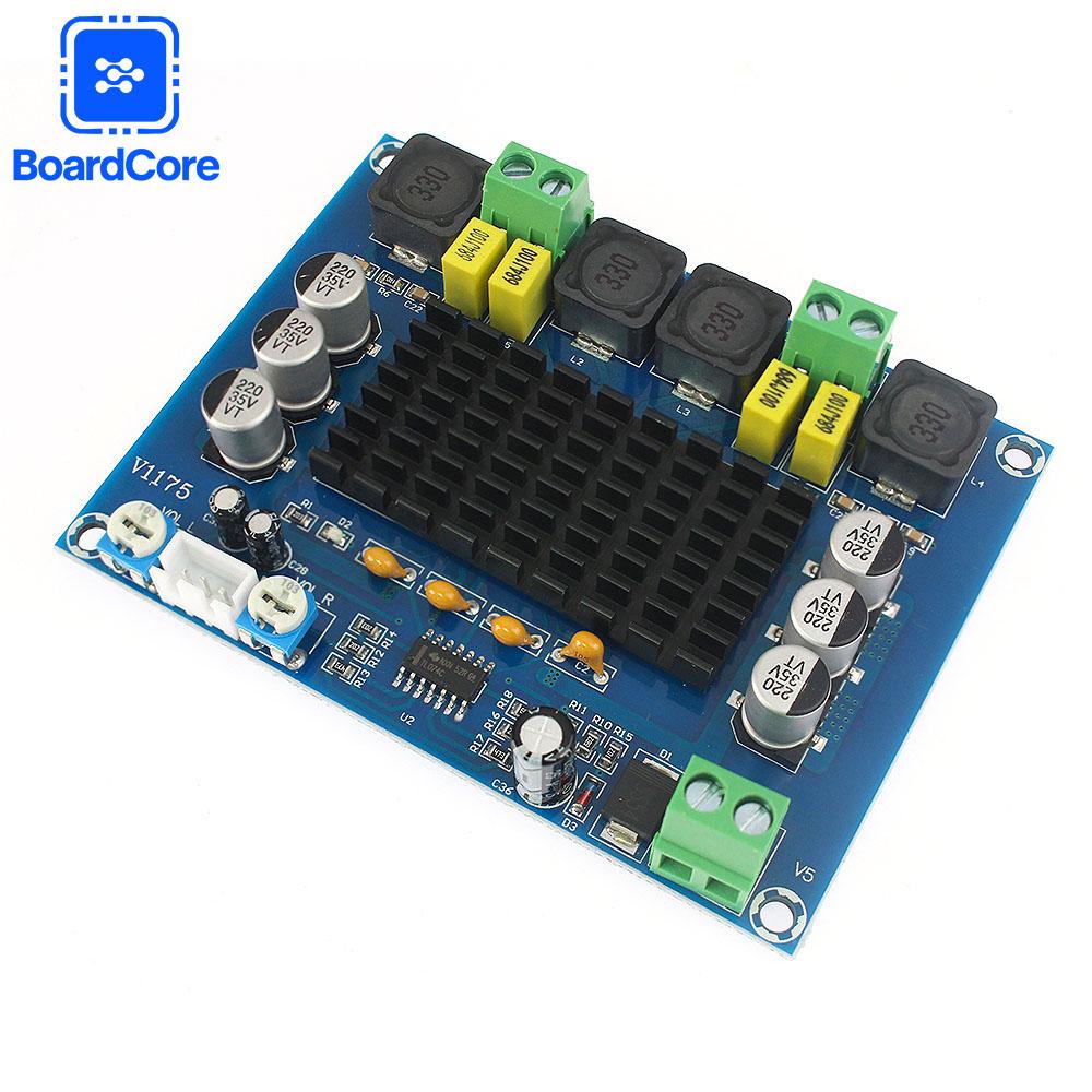 XH-M543 TPA3116D2 Class D Amplifier Board Module 2x120W Stereo Digital Audio Power Dual Channel Amplifier for Home Speaker DIY