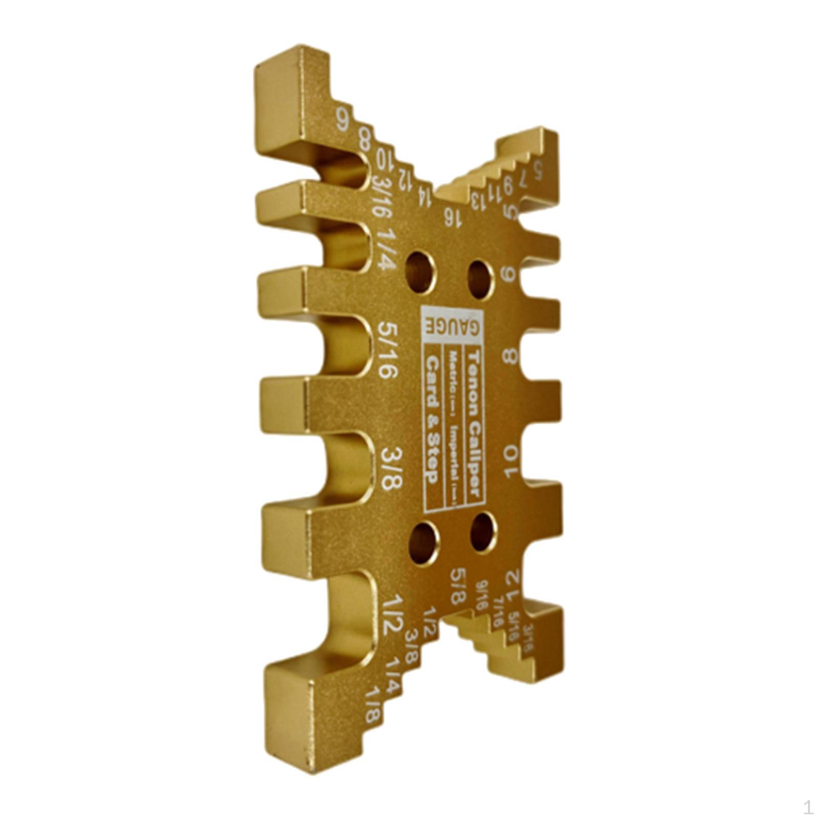 

Alloy Tenon Table Machine Tool for Carpentry 94x58x7mm золотий