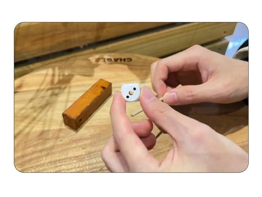 Northern Magic Trä Houdini Tärningar Escape Props - Interaktivt, Close-up Magiverktyg.