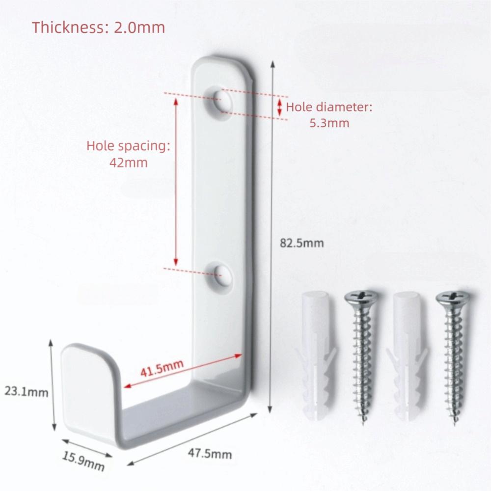 5pcs/set Metal Coat Rack Hooks with Screws Single Claw Hooks Wall Hooks Multi-Purpose Space Saving Clothes Hanger