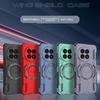 KEYSION Hollow Heat Dissipation Case for OnePlus 13R 5G Silicone+PC Magnetic Cooling Shockproof Phone Cover for 1+ Ace 5 Pro 5G