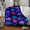 1pc Turtle Pattern Blanket Warm, Cozy, And Soft, Suitable for Sofas, Beds, Cars, And Office Use.Perfect for Camping And Travel, Making It a Great Gift