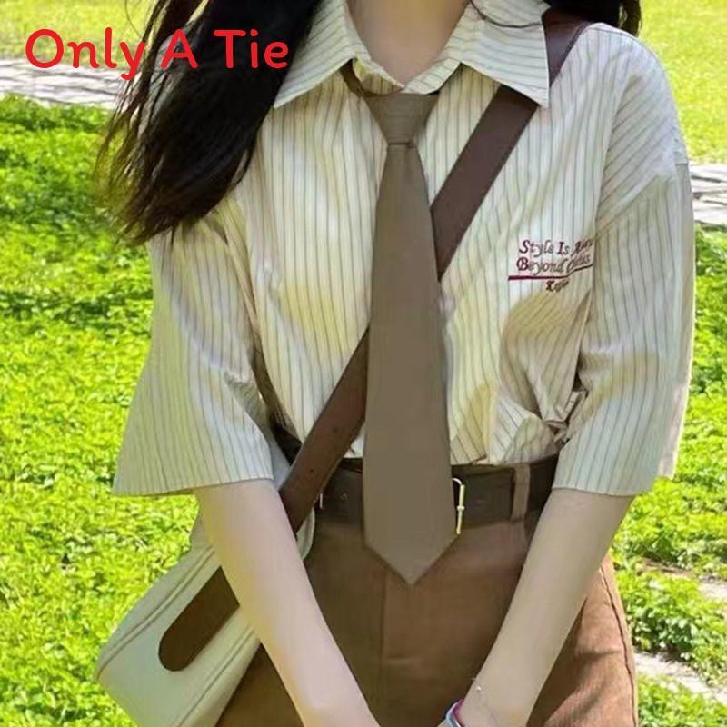 Girl Boy Fashion Tie Retro Design Polyester Fabric Teens Decoration Clothing