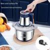 Household Stainless Steel Meat Grinder Multifunctional 1pc Cooking Machine Brake Vegetable Machine Family Meat Grinder High Powe