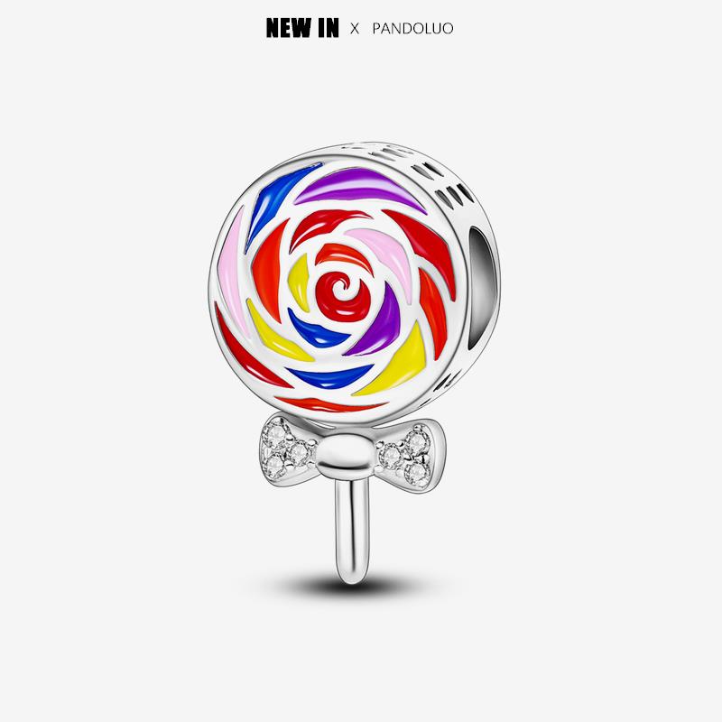 

New In Christmas Series Charm Beads Fits Pandach Original Bracelet For Women Copper Pendant Bead Jewelry Festival Gift