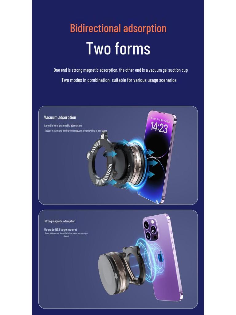 2025 Magnetic Gel Suction Car Phone Holder – Navigation Support