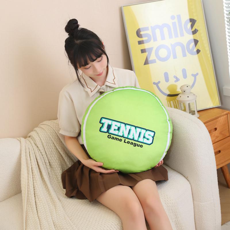 48cm Sportball Plüschkissen Gefüllt Weiches Sitzkissen Dekorative Volleyball Rugby Tischtennis Basketball Golf Billard Geschenk