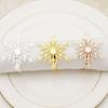 Silvery for Xmas,Party,Wedding Large Table Decor Napkin Ring Christmas Supplies Napkin Buckle