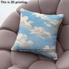 Sky Cloud Print Square Throw Pillow Cases Pattern Cushion Cover Suitable For Sofa Bedroom Car Pillow Cover