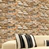 3D brick patterned wallpaper waterproof 38.5X35cm retro color self-adhesive living room wall sticker