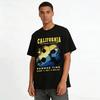 California 83 Summer Vacation Palm Tree Print Casual T-shirt Pure cotton T-shirt