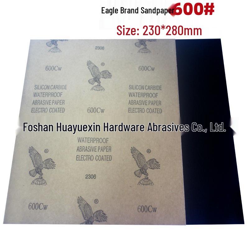 Eagle Sandpaper 120#-2000# Wet/Dry Polishing & Grinding Silicon Carbide Sheets.