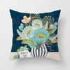 Abstract Floral Pattern Pillowcase Vintage Watercolor Floral Bird Cushion Cover Home Sofa Car Office Party Decor Accessories