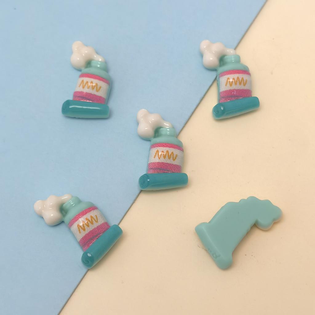 100Pcs/Bag Kawaii Cartoon Painting Series Flatback Cabochons Lovely Blackboard Pencil Brush Crafts for Scrapbooking Decoration