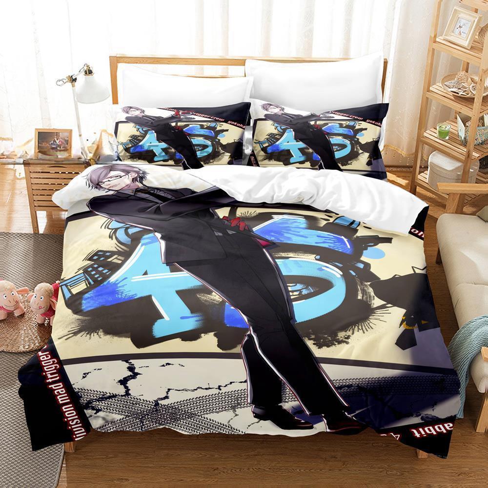 Anime Welcome To Demon School! Iruma-kun Bedding Set Single Twin Full Queen King Size Bed Set Adult Kid Bedroom Duvetcover Sets