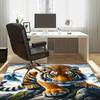 Tiger Resting on Mountain Rug study room furniture animal print indoor decor Anti slip carpet can be machine washed