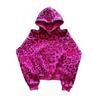 Hooded Sweatshirt Men Women Star Letter Print Loose Fit Casual Streetwear Fall Winter