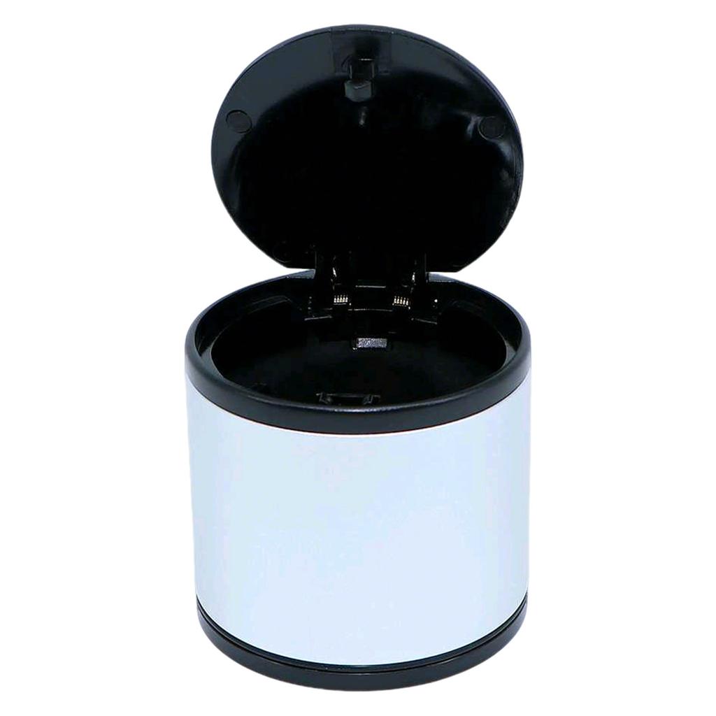 Mini Car Ashtray Multifunctional Anti Soot Flying Detachable Auto Ashtray with Press Lid for