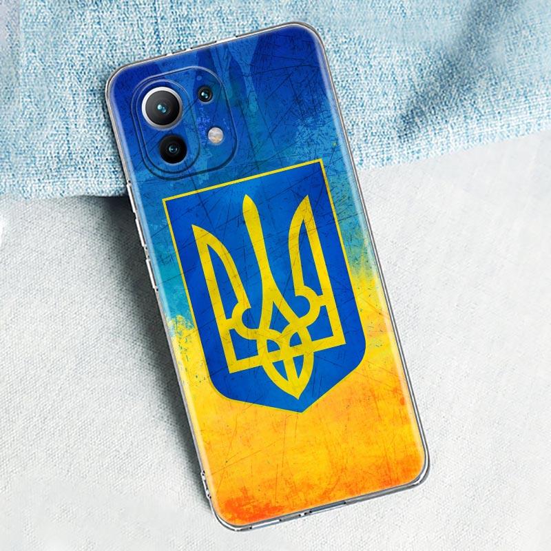 Ukraine Flagge Silikonhülle Für Xiaomi Mi 11 Note 10 10T 9 9T 12 Pro Lite Poco X3 F3 M3 Klare Hülle Redmi 9 9A 9C 10 Hülle Ukraine