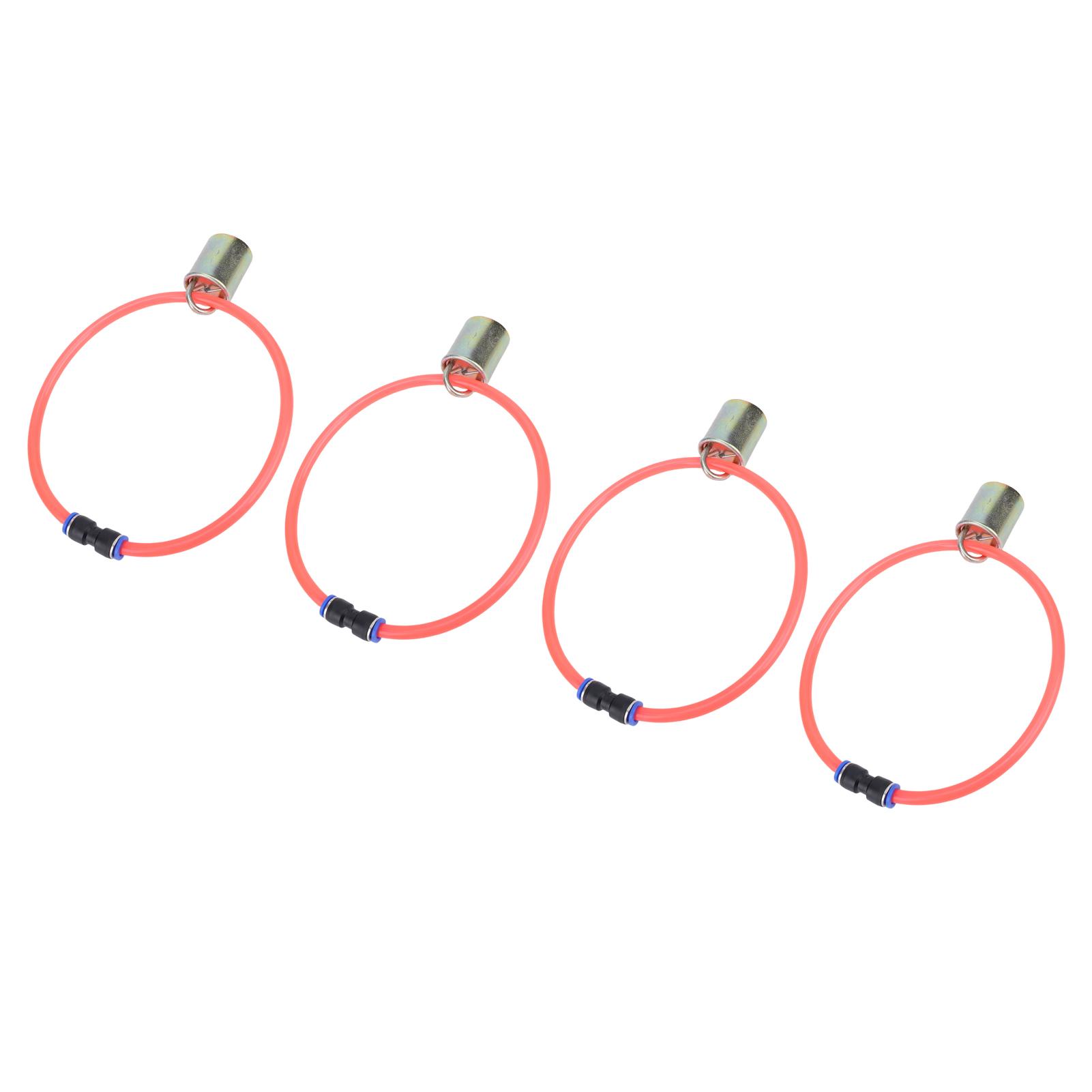 

4pcs Goat Collar with Automatic Buckle Soft Comfortable Rubber Sheep Collar Set for Farm Animal