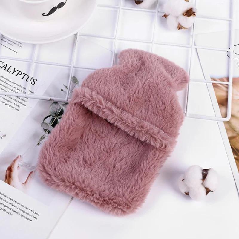 Reusable Winter Warm Heat Hand Warmer PVC Stress Pain Relief Therapy Hot Water Bottle Bags Super Cute Water Injection Water Bags