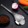 Kitchen Stainless Steel Strainer Spoon Household Skimmer Scoop Serving Perforated Strainer Spoon Colander Kitchen Accessory