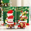 HUIQIBAO MOC Christmas Santa Claus House Building Blocks City Snow Man Candy Home Xmas Tree Brick Set Toy for Children Kids Gift
