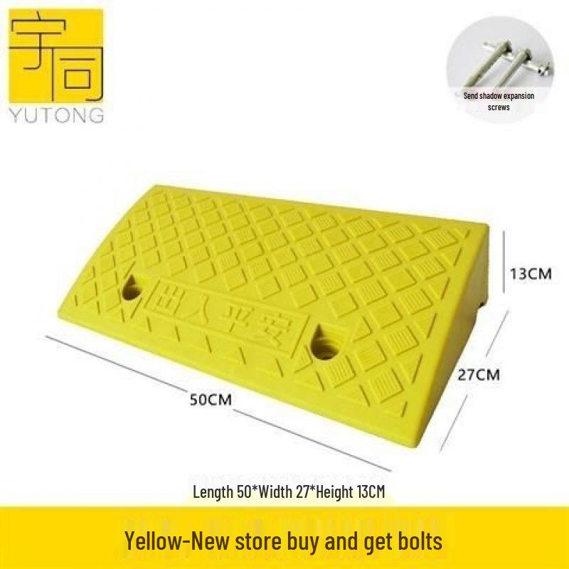 Dreieckige Kunststoff-Autoschwellenrampe & Geschwindigkeitsbegrenzungspad