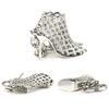Rhinestone Inlaid High Heel Shoe Key Chain Keyring Creative Bag Ornament Gift