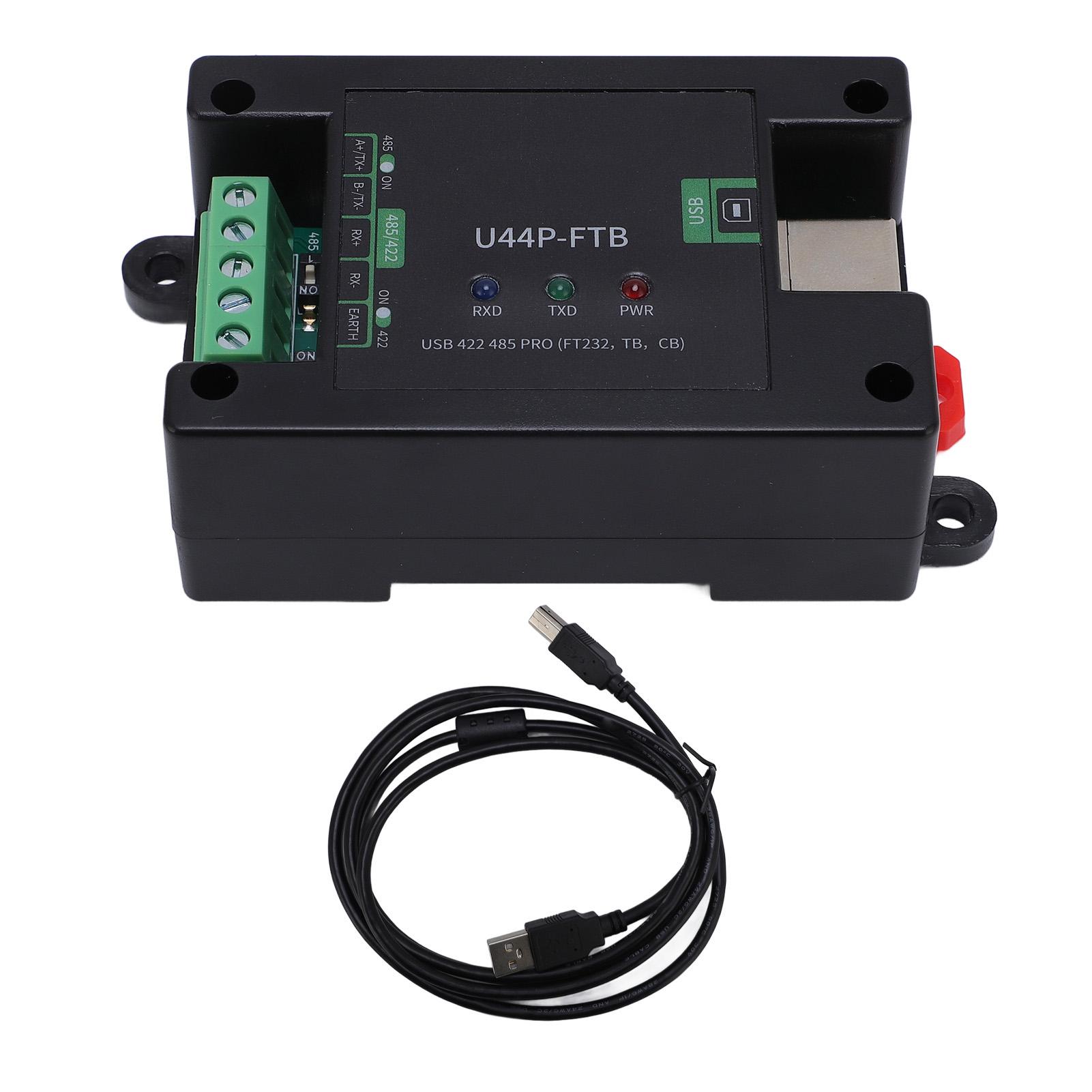 

USB 422 485 PRO Module with Rail Serial Port Converter Module with DB9 Male Connector USB B