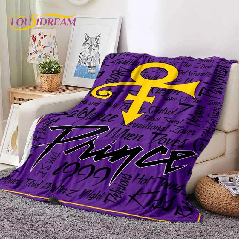 Artist Purple Rain Prince Rogers Nelson Soft Flannel Blanket,Throw Blanket Comfortable Blanket for Picnic Beds Sofa Home Bedroom