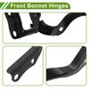 HOPESPANNER Hood Front Driver and Passenger Front Bonnet Bracket 1 Pair for Toyota Prius 53410470-70/53420470-70 Hinge, Side, Iron, 2010-2015
