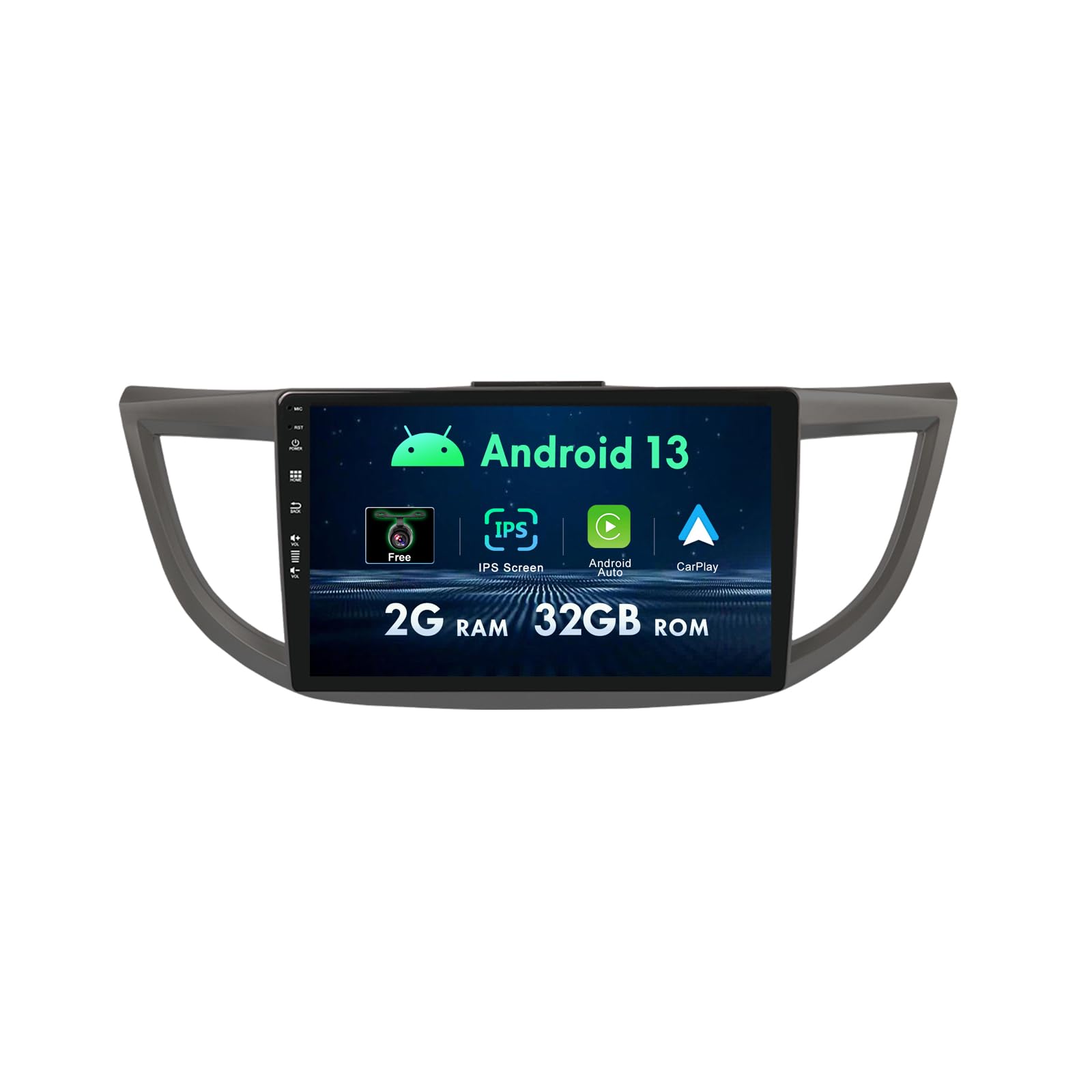 

MISONDA IPS Android 12 Car Radio Stereo for Honda CRV with GPS Mirror Free 10-inch 2012-2016 Navigation, Carplay, WIF, Bluetooth, SWC, Link, Camera,