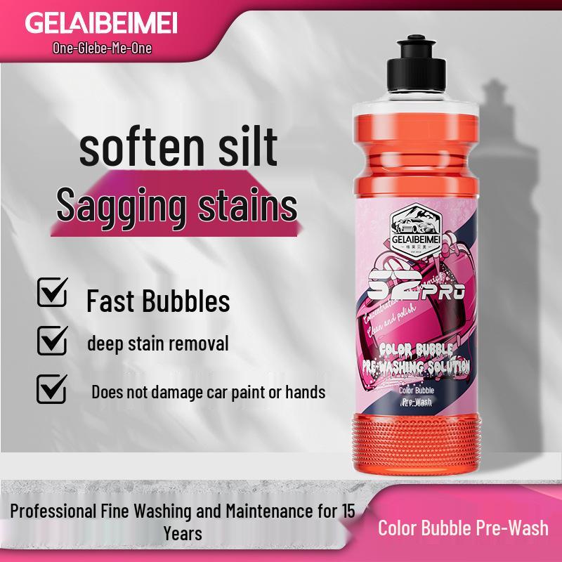

Magic Color Bubble Car Wash Foam: Neutral, Multifunctional, Powerful Decontamination Cleaner.