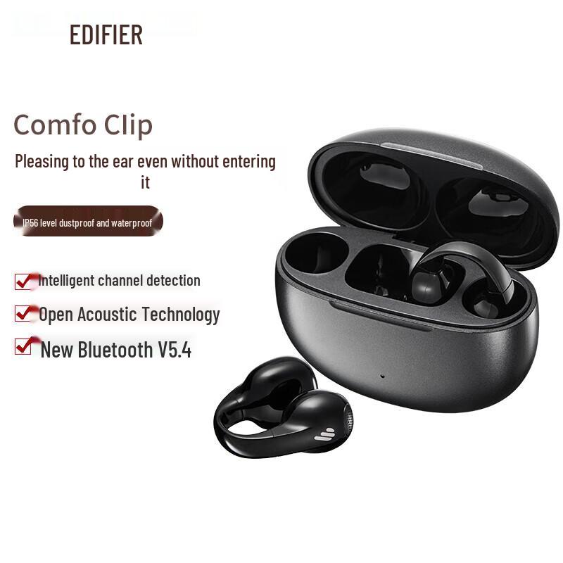 

EDIFIER Comfo Clip Open-Back Ear-Clip Bluetooth Sports Earphones