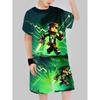 new Digital Printing Cross Border Children's Clothing Casual Short Sleeved T-shirt Boys' Clothing