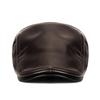 Men's Winter PU Leather Flat Cap