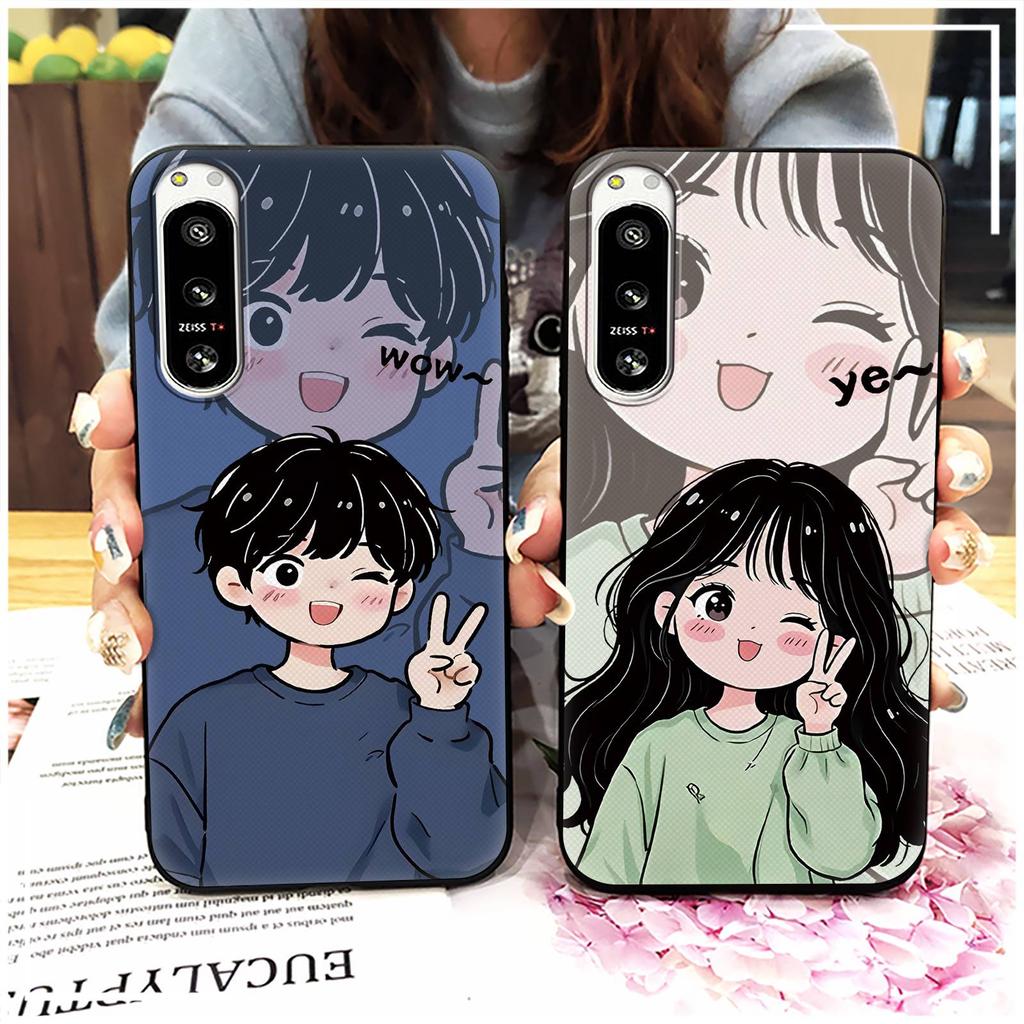 Graffiti Dirt-resistant Phone Case For Sony Xperia5 IV Anti-dust Phone Pouch Protective Full Wrap Durable Back Cover TPU