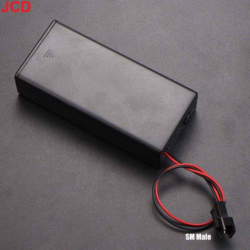 18650 2-cection Battery Holder/Box In Series With Cover Switch And PH2.0/XH2.54/SM/Jumper Male/Female/DC5521/USB Plug Connector