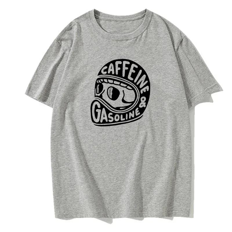 Gothic Harajuku Biker Skull Graphic Tshirts Men Cotton Fashion Short Sleeve Tops Dark Punk Skulls Retro T Shirt European  Tee